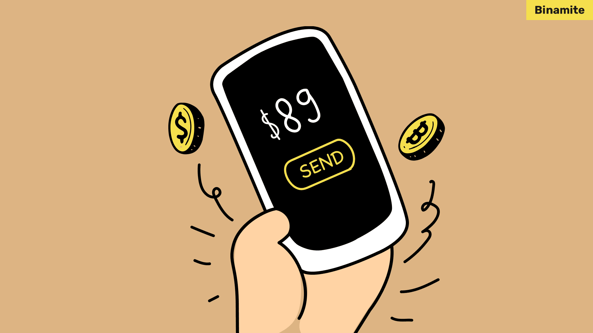 Send money using cryptocurrency